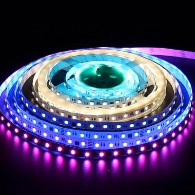 China ODM Tuya Ruban Luz Tira De Luces Led Exterior Digital RGB 5M 10m LANDSCAPE Manufacturing OEM Ws 2812b Smd 2835 5050 led strip lights for sale