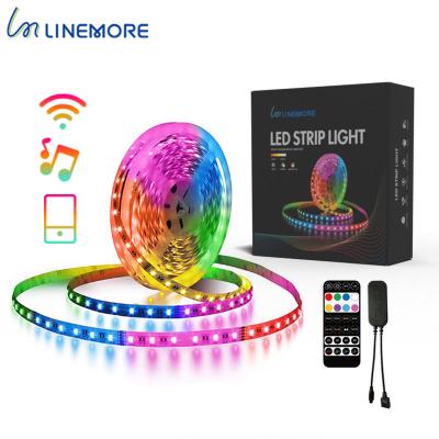 China Outdoor Lux Manufacturer Bulk 3000k Indoor Waterproof Characters And Model Led RGB Smart Strip Lights for sale