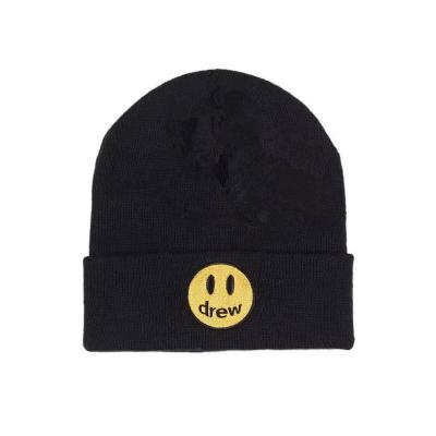 China Smiley Face Knit Hat Hip Hop High Street Hat Sakemaoyi COMMON Embroidered Cool Shark for sale