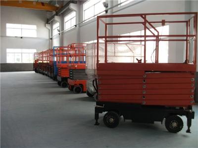 China Easy Control Scissor Lift Aerial Work Platform For Workshops , Warehouse for sale