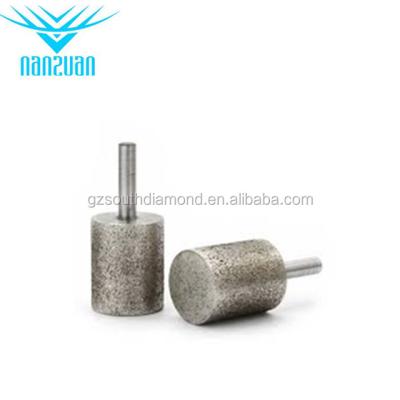 China Special Shapes Diamond Grinding CBN Plated Radius Drill Cone Grinding Wheel for sale