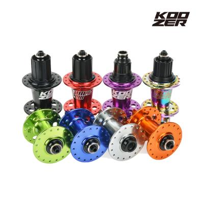 China 2021 NEW PRO Aluminum Alloy Koozer XM490 Hubs 4 MTB Mountain Bike Hubs QR100*15 Holes 12*142mm 32 Ratio Rear 10*135mm Disc Brake Bicycle for sale