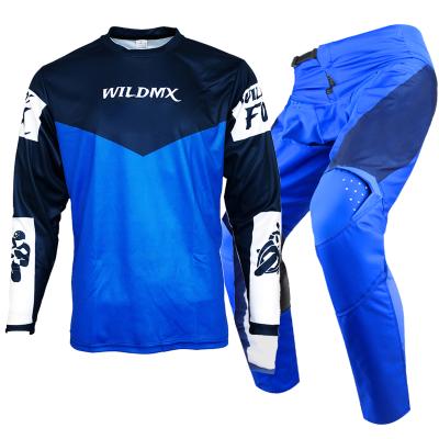 China Wildmx Anti-UV Customized 2021 Mx/atv Racing 180 Revn Speed ​​Motocross Motorbike Set Dirt Mtb Bmx Bike Suit Mens Offroad Kits for sale