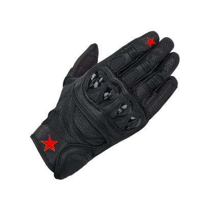 China Short Full Finger S1 Leather GP Motorcycle Gloves Racing Driving Motorbike Riding Pro Touring for sale