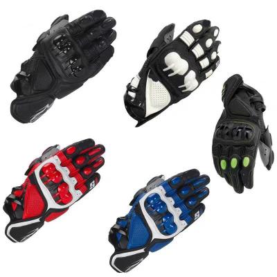 China Full Finger Wildmx GP Retro Classic Motocross Racing Pro Gloves SMX-1 Vented Motorcycle Leather Glove For Moto GP M-XL for sale