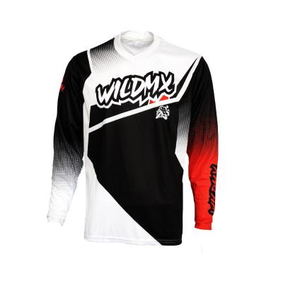 China Wildmx Customized Breathable 2021 Motocross Cycling Jersey Ropa Motocross Mountain MX Tank Top Bike Inclined Motor Shirt Gear Gear for sale