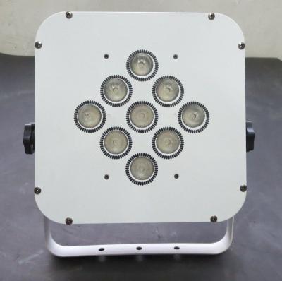 China Sports Stages 9*15W RGBWA 5 in 1 Wireless DMX512 IR Battery Power Led Par DJ Stage Effect Party Home Light for sale