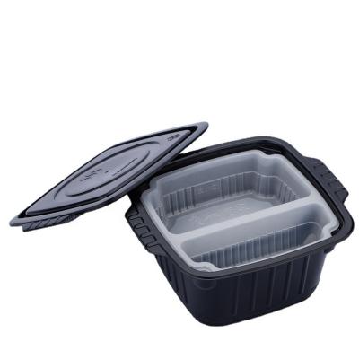 China Self Heatable Disposable Lunch Box Takeaway Food Heating Disposable Hot Containers Heating Pack Container for sale