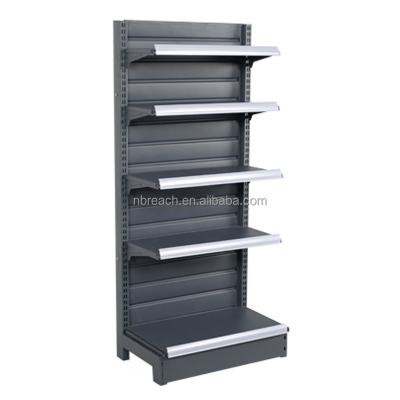 China Double Sided Mobile Supermarket Gondola Shelving for sale