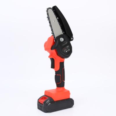 China 21V Lithium Battery Chainsaw Anti-skid Brushless Electric Cordless Mini Chainsaw for sale