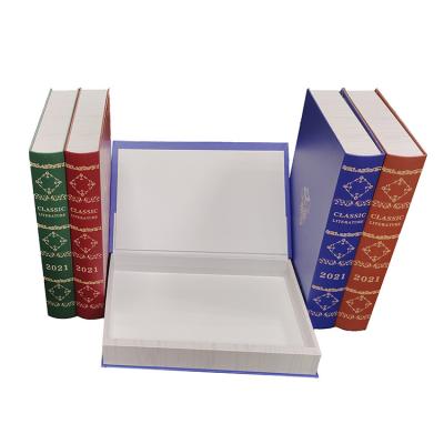 China Recyclable Cheap High Quality Custom Book Shaped Gift Box for sale