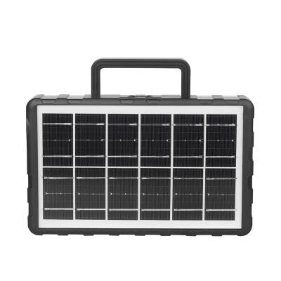 China Torch/Solar Panel/LED Bulbs/U Solar Panel 3W Radio Built-in Music Lamp Camping Lamp Home Lighting Mini Power Power Solar Kit System Portable Outdoor Solar Kit for sale