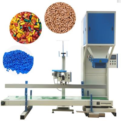 China Hot New Products Granule Grain Packing Machine Bulk Wood Pellet Bag Packing Machine Rubber Granule Packaging Machine for sale