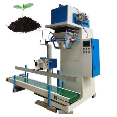 China Agricultural Food Soil Bagging Machine 25kg 50kg 25kg Soil Bagging Machine Packing Machine for sale