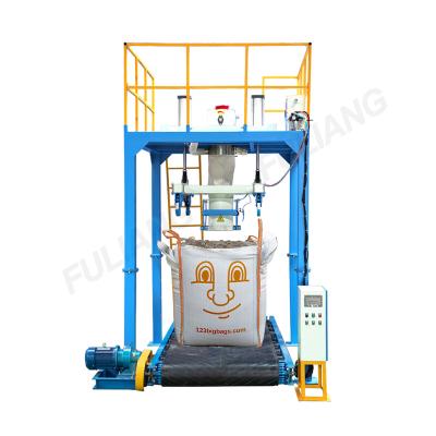 China food 1 ton bag packing machine for grain/bean/wheat resin/plastic/plastic granule elephant bag packing machine for sale