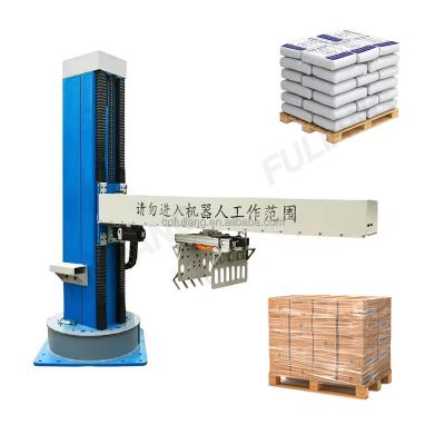 China Low Cost Food Bag Palletizer Carton Automatic Single Column Swivel Armrobot Robot Palletizer Machine Palletizier for sale