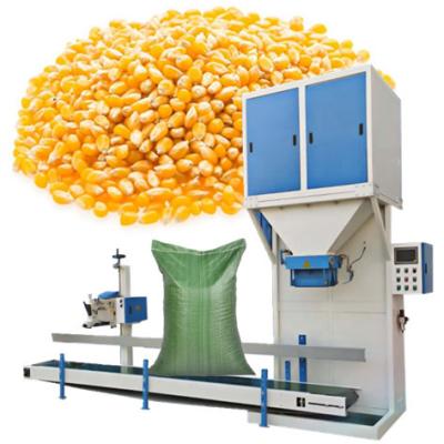 China 20kg 50kg 5kg 25kg Food Cassava Corn Pellet Packaging Machine Maize Shooting Bag Filling Bagging Packing Line for sale