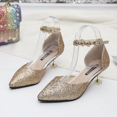 China Height Increasing New Pump Dancers Wedding High Pointed Shoes Wedding High Heel Shoes For Women for sale