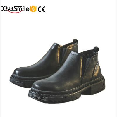 China High quality spring and autumn new Insulative black Chelsea Martin rejects thick bottom round toe men's retro shoes for sale