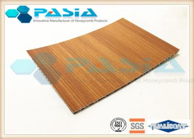 China Wood Imitation Hexcel Honeycomb Panels , Lightweight Wood Panels Shockproof for sale