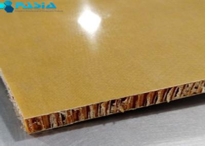 China Phenolic Resin Aramid Honeycomb Panels For Yacht Wall / Ceiling 40g/M2 Weight for sale