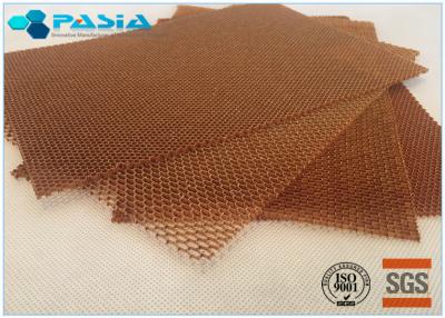 China Light Weight Flame Retardant Aramid Honeycomb Panels With Benzoxazine Resin for sale