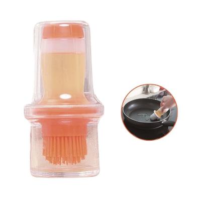 China Easily Cleaned Amazon Product Kitchen Barbecue Cooking Household Pastry Grill Reusable Oven Silicone Oil Brush Non-Stick Easy Cleaning Bottle for sale