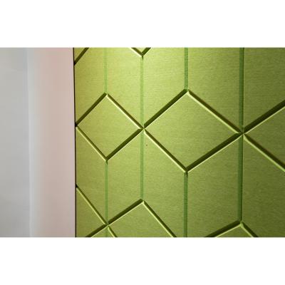 China 100% industrial eco-friendly die-cut polyester fiber acoustic panels for sale