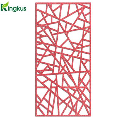 China Industrial Hollow Out Polyester Fiber Recycled Pet Acoustic Panel for sale