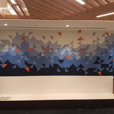 China Modern High Density Dustproof Acoustic Polyester Sound Barrier Felt Ceiling Sound Absorbing Noise Barrier Screen for sale