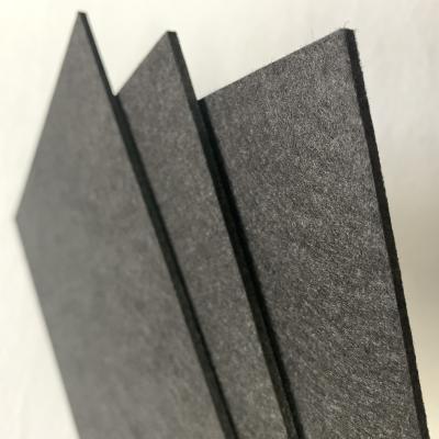 China Modern Customize 3mm Sound Absorption Black PET Acoustic Panels Polyester Felt Acoustic Panels for sale