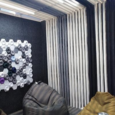 China Industrial Materials Acoustic Panel 100% Polyester Pattern Design Pet 3D Acoustics Acoustic Panel for sale