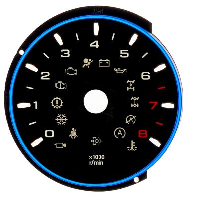 China PC OEM 2D Light Transmission Motorcycle Automotive Tachometer for sale