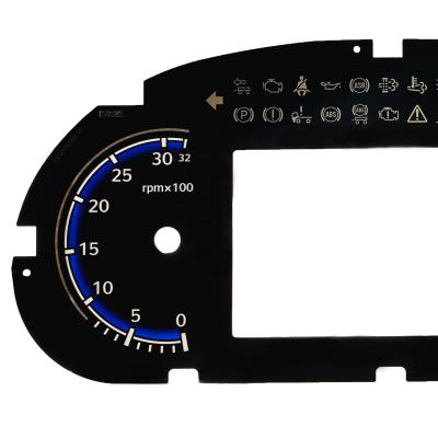 China PC Screen Printing 2Dial / 3 Dials Meter Tachometer Auto Car Dashboard for sale