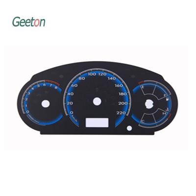 China Good New Desgin Lightweight Custom Transmisson Screen Printing Digital Tachometer 3D Car Dashboard Manufacturing for sale