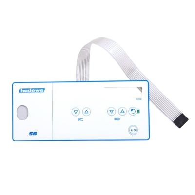 China Custom Telecom Equipment Metal Dome Matte 4 Button PET Membrane Switch With LED Manufacturer for sale