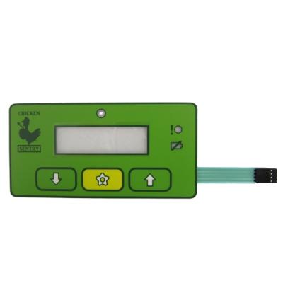 China Waterproof Custom Polyester Flat Button Membrane Switch With Graphic Overlay for sale