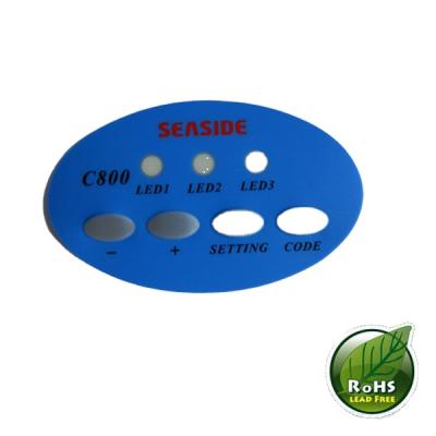 China Other Custom Household Products Screen Printing Display Control Panel Sticker Label for sale