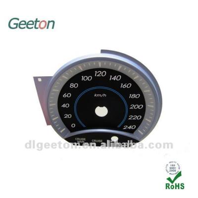 China Good Light Transmission Custom 3D Panel Automotive Dashboard Speedometer Manufacture for sale