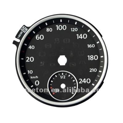 China Good light transmisson customs screen printing speedometer dial light transmission metal automotive good dial for sale