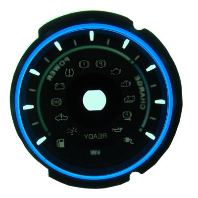 China Custom Silk Screen Printing 3D Light Transmission Good Tachometer And Dial 190*380 Tachometer Automobile Meter for sale