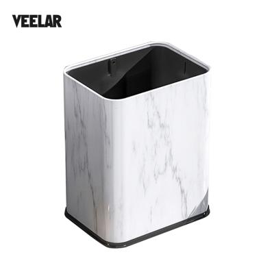 China 13L sustainable grain household waste bin hotsale indoor recycling bin hygiene trash can for sale