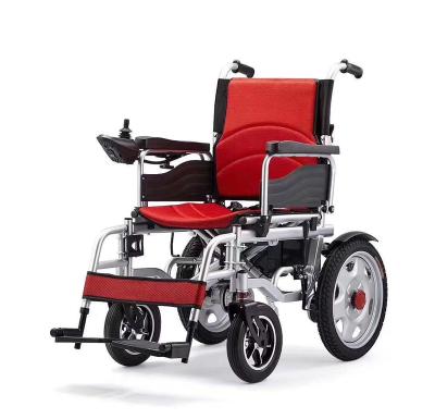 China High Quality Rehabilitation Factory Price Electric Wheelchair Lightweight Folding Type With Chargeable Batteries for sale