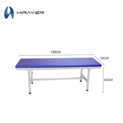 China Durable Stainless Steel Folding Clinic Hospital Examination Couch Medical Examination Table Examination Patient Bed for sale