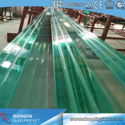 China clear SGP laminated curtain wall glass for commercial buildings for sale