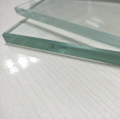 China high safety and transparent 8mm ultra clear tempered glass showcase with CE certificate for sale