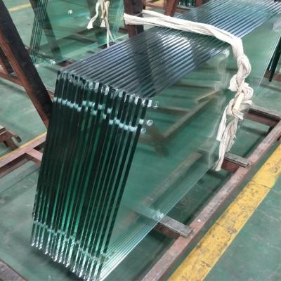 China Australia standard 12mm clear toughened fully safety Frameless Glass for Interior Balustrading Staircases for sale