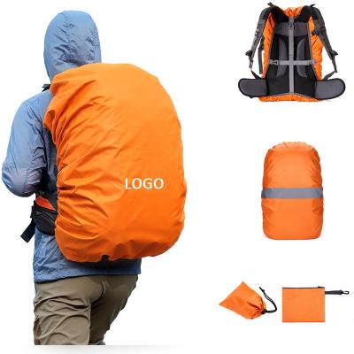 China Waterproof Multi-colors backpack raincover with 2 reflective strap buckles and zipper pocket backpack bag waterproof nylon rain cover for sale