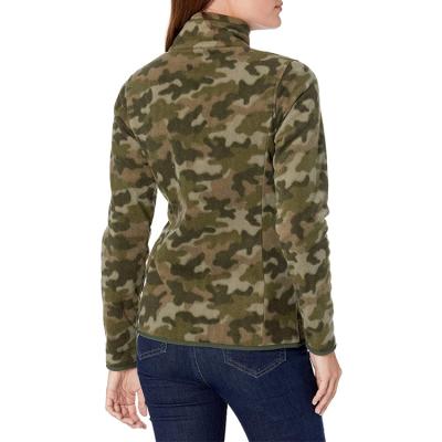 China Zipper Closure Cotton Premium Women's Vintage Black Zipper Jackets Slim Fit Unisex Camouflage Sweatshirt for sale