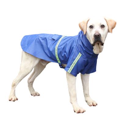 China Sustainable Designer Small to Large Luxury Rain Coat Pet Custom Wholesale Rainproof Dog Clothes Walk in the Rain. for sale